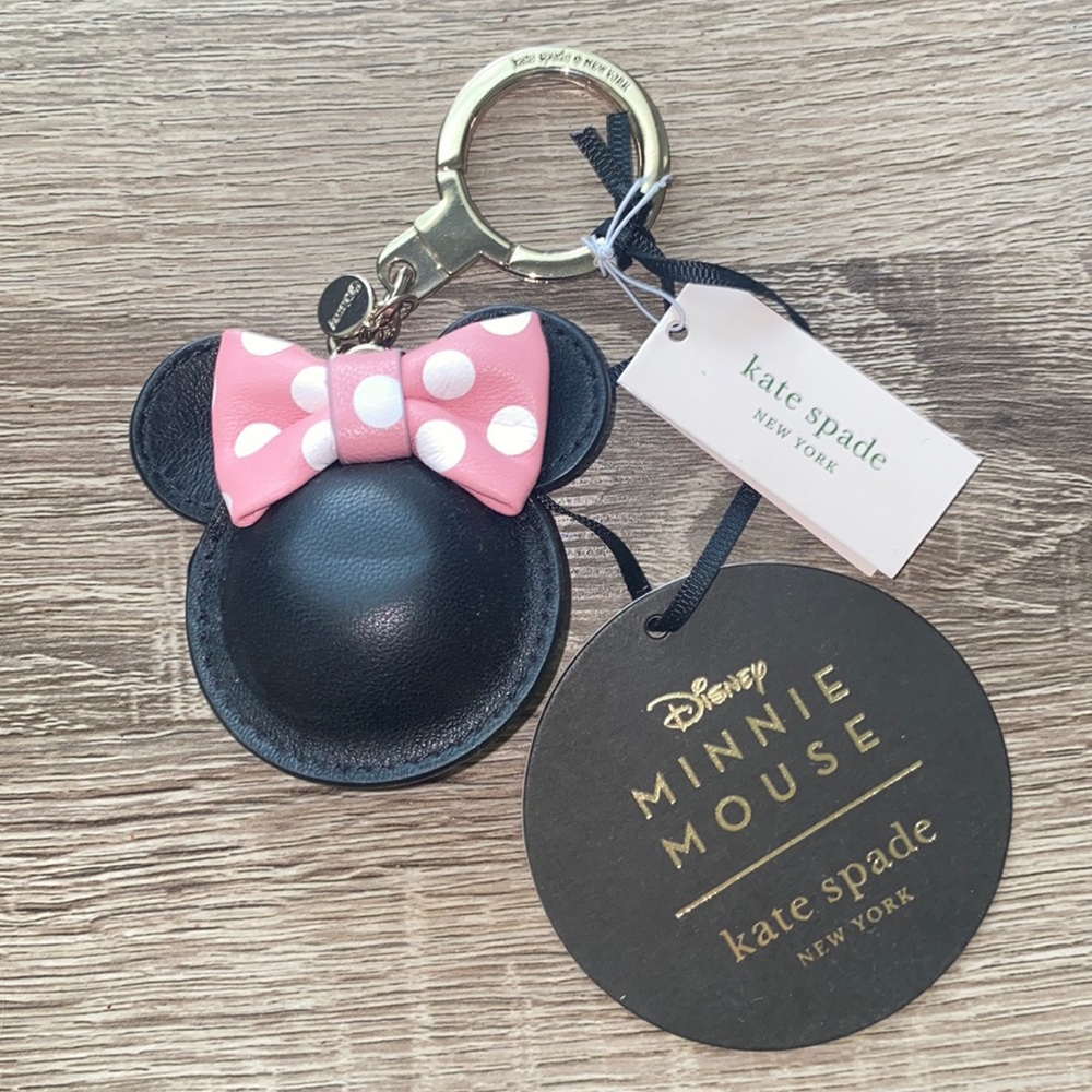 Kate spade Minnie Mouse keychain